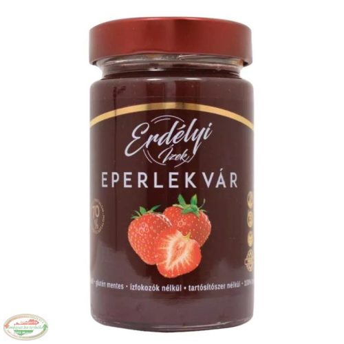 Erdélyi ízek eperlekvár 70%  370 g