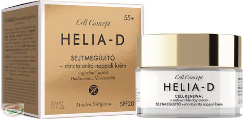 Helia-D Cell Concept sejtmegújító +ránctalanító nappali krém 55+ 50 ml