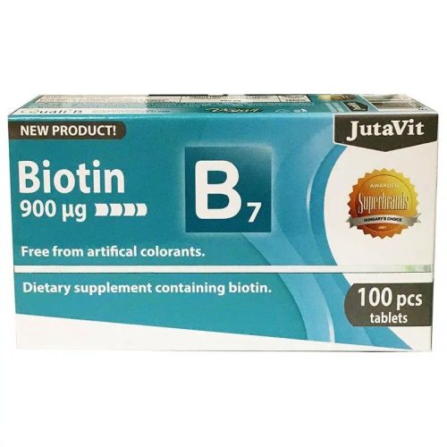 JutaVit Biotin-B7-vitamin tabletta 100 db