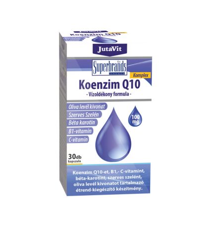  JutaVit Koenzim Q10 100mg vízoldékony 30db
