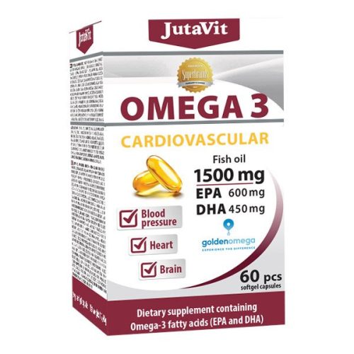 JutaVit Omega-3 Cardiovascular 1500 mg 60 db