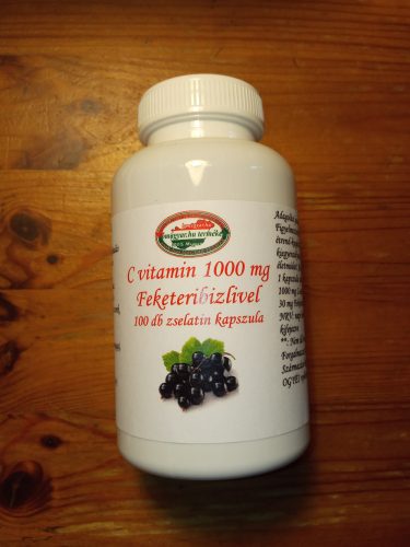 Jómagyar.hu Vitamin C 1000 mg + schwarze Johannisbeere capsule 100 Stk