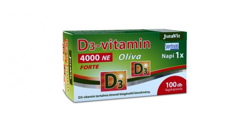 Jutavit D3 vitamin Olíva 4000NE lágyzselatin kapszula 100db