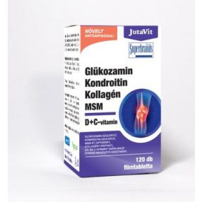   JutaVit Glükozamin + Kondroitin + Kollagén + MSM + D + C filmtabletta 120db