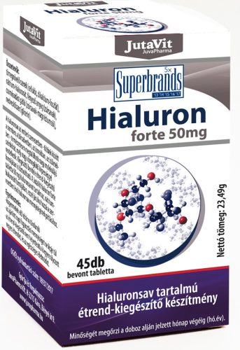JutaVit Hialuron forte 50mg tabletta 45db 