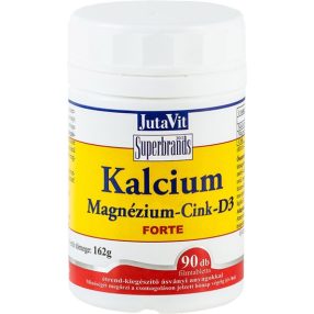   JutaVit Kalcium Magnézium-Cink Forte + D3 vitamin tabletta - 90 db