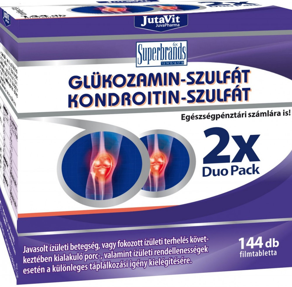 JutaVit Glükozamin-szulfát + kondroitin + MSM 72 db - jomagy
