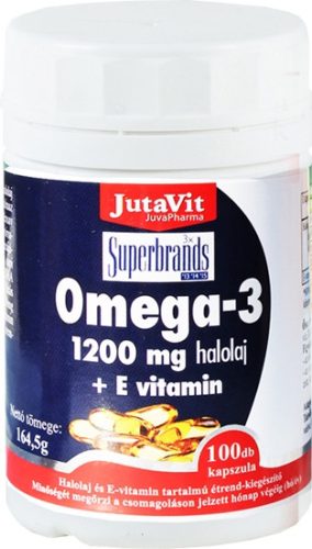 JutaVit Omega-3 Halolaj 1200 mg 100 db