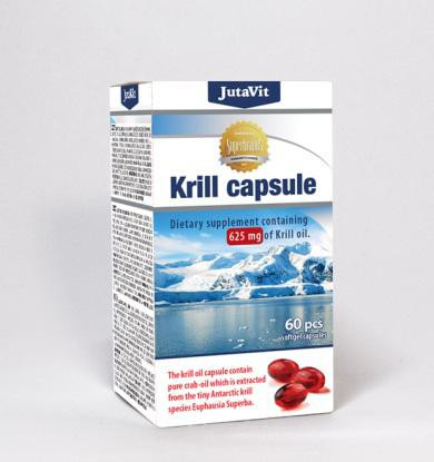 Jutavit Krill olaj 625 mg lágyzselatin kapszula 60 db