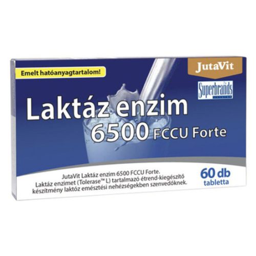 JutaVit Laktáz enzim 6500 FCCU Forte tabletta 60db