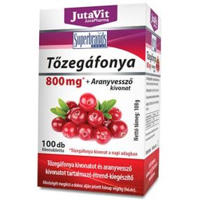   JutaVit Tőzegáfonya 800 mg   aranyvessző kivonat 100 db tabletta
