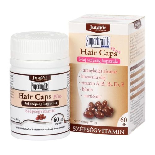 Jutavit Hair Caps Plusz Haj szépség kapszula 60 db