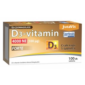 JutaVit D3-vitamin Forte 4000NE tabletta 100db