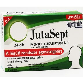   Jutavit Jutasept mentol-eukapliptusz ízű szopogató tabletta 24 db