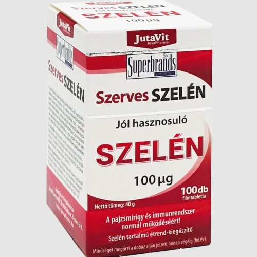 JutaVit Szerves Szelén tabletta 100 μg 100 db