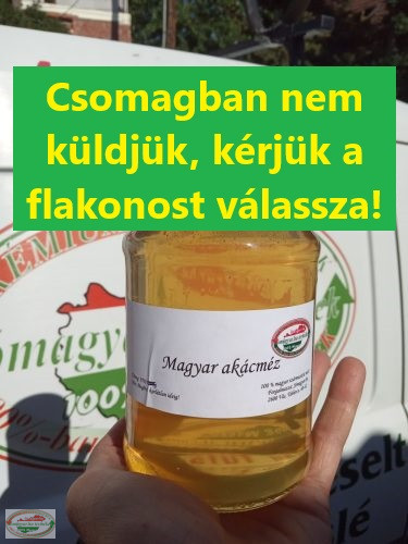 Akácméz 950 g üvegben