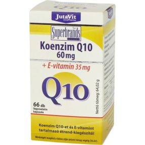 JutaVit Koenzim Q10 60mg+E-vitamin 35mg kapszula 66db